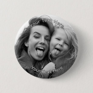 Maak Je Eigen Foto Aangepaste Afbeelding DIY Ronde Button 5,7 Cm