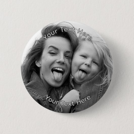 Maak Je Eigen Foto Aangepaste Afbeelding DIY Ronde Button 5,7 Cm (Voorkant)