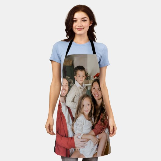 Maak Je Eigen Foto Aangepaste Afbeelding DIY Schort (Gedragen)