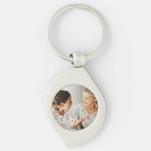 Maak Je Eigen Foto Aangepaste Afbeelding DIY Sleutelhanger (Voorkant)