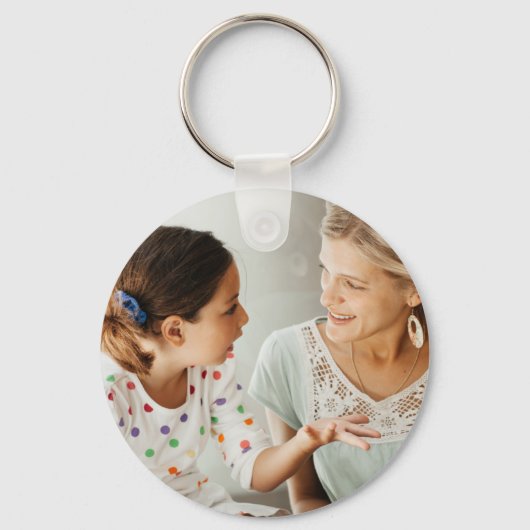 Maak Je Eigen Foto Aangepaste Afbeelding DIY Sleutelhanger (Voorkant)