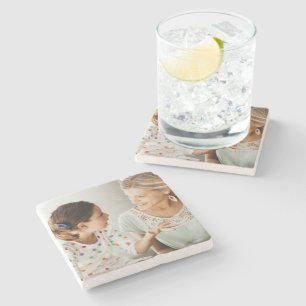 Maak Je Eigen Foto Aangepaste Afbeelding DIY Stenen Onderzetter