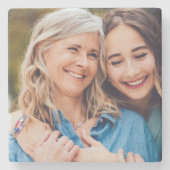 Maak Je Eigen Foto Aangepaste Afbeelding DIY Stenen Onderzetter (Voorkant)