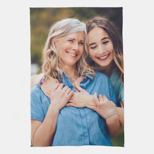 Maak Je Eigen Foto Aangepaste Afbeelding DIY Theedoek (Verticaal)