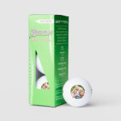 Maak Je Eigen Foto Aangepaste Afbeelding Doe-het-z Golfballen (Verpakking)