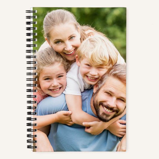 Maak Je Eigen Foto Aangepaste Afbeelding Doe-het-z Notitieboek (Voorkant)