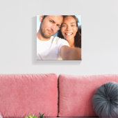 Maak Je Eigen Foto Aangepaste Afbeelding Dubbelzij Canvas Afdruk (Insitu (Woonkamer))