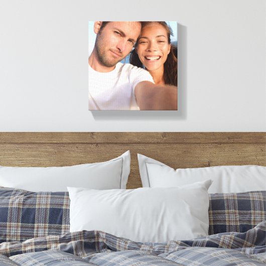 Maak Je Eigen Foto Aangepaste Afbeelding Dubbelzij Canvas Afdruk (Insitu (Slaapkamer))