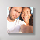 Maak Je Eigen Foto Aangepaste Afbeelding Dubbelzij Canvas Afdruk (Voorkant)