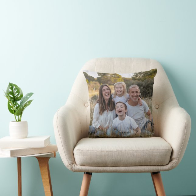 Maak Je Eigen Foto Aangepaste Afbeelding Dubbelzij Kussen (Stoel)