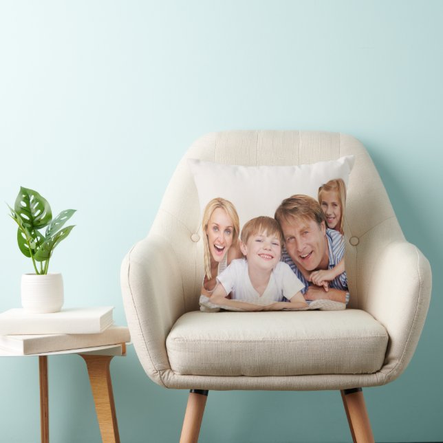Maak Je Eigen Foto Aangepaste Afbeelding Dubbelzij Kussen (Stoel)