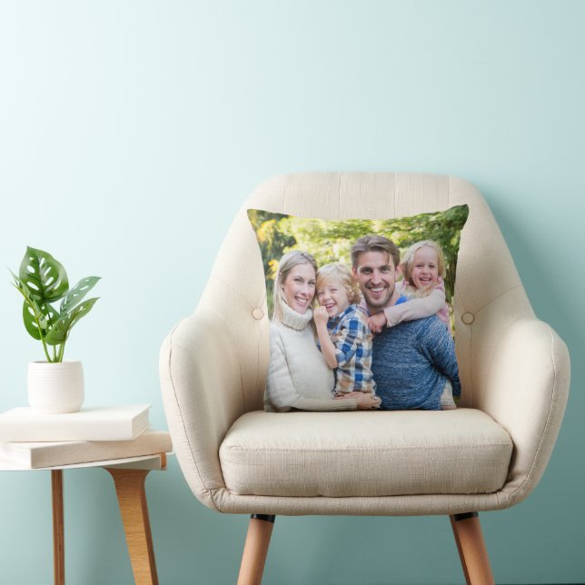 Maak Je Eigen Foto Aangepaste Afbeelding Dubbelzij Kussen (Stoel)