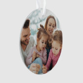 Maak Je Eigen Foto Aangepaste Afbeelding Dubbelzij Ornament (voorkant)