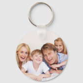 Maak Je Eigen Foto Aangepaste Afbeelding Dubbelzij Sleutelhanger (Achterkant)