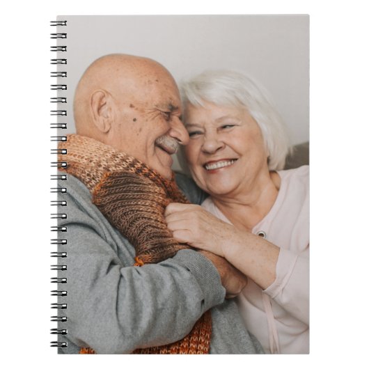 Maak Je Eigen Foto Aangepaste Afbeelding Notitieboek (Voorkant)