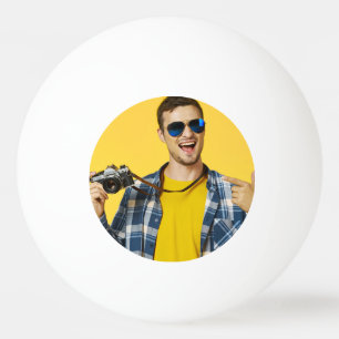 Maak je eigen foto aangepaste afbeelding pingpongbal