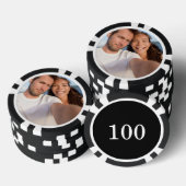 Maak Je Eigen Foto Aangepaste Afbeelding Poker Chips (Opstapeling)