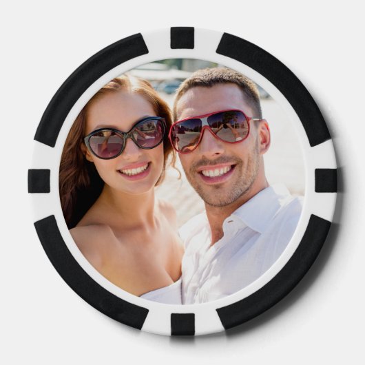 Maak Je Eigen Foto Aangepaste Afbeelding Poker Chips (Voorkant)