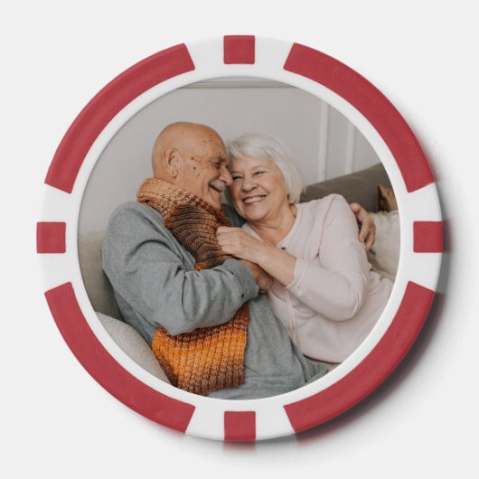 Maak Je Eigen Foto Aangepaste Afbeelding Poker Chips (Voorkant)