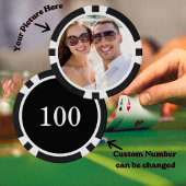 Maak Je Eigen Foto Aangepaste Afbeelding Poker Chips