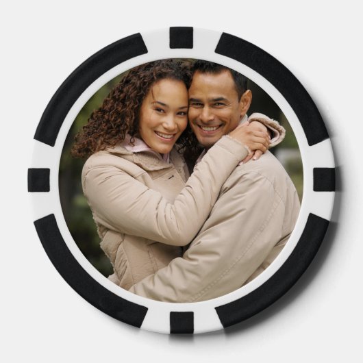 Maak Je Eigen Foto Aangepaste Afbeelding Poker Chips (Voorkant)