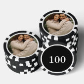 Maak Je Eigen Foto Aangepaste Afbeelding Poker Chips (Opstapeling)
