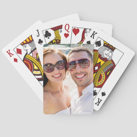 Maak Je Eigen Foto Aangepaste Afbeelding Pokerkaarten (Achterkant)