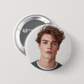Maak je eigen foto aangepaste afbeelding ronde button 5,7 cm (Voorkant /achterkant)