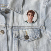 Maak je eigen foto aangepaste afbeelding ronde button 5,7 cm (In situ)