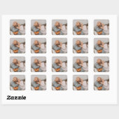 Maak Je Eigen Foto Aangepaste Afbeelding Vierkante Sticker (Vel)