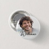 Maak je Eigen Foto Aangepaste Afbeeldingsnaam Ronde Button 3,2 Cm (Voorkant /achterkant)