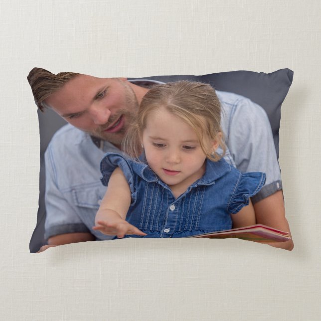 Maak Je Eigen Foto Aangepaste Foto DIY  Accent Kussen (Voorkant)