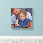 Maak Je Eigen Foto Aangepaste Foto DIY Canvas Afdruk (Insitu (Houten vloer))
