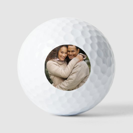 Maak Je Eigen Foto Aangepaste Foto DIY Golfballen (Voorkant)