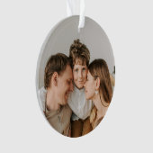 Maak Je Eigen Foto Aangepaste Foto DIY  Ornament (voorkant)