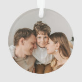 Maak Je Eigen Foto Aangepaste Foto DIY  Ornament (achterkant)