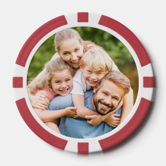 Maak Je Eigen Foto Aangepaste Foto DIY Poker Chips (Voorkant)