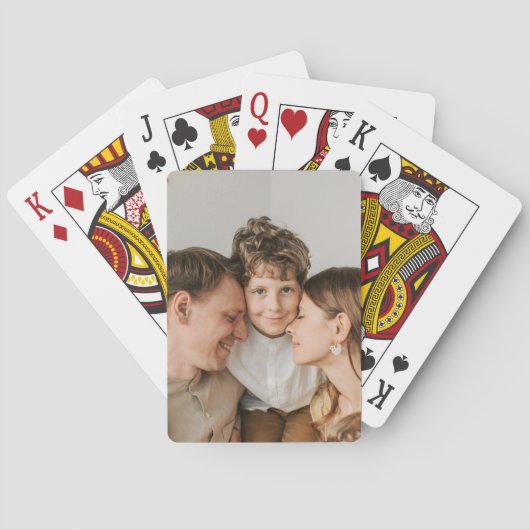 Maak Je Eigen Foto Aangepaste Foto DIY Pokerkaarten (Achterkant)