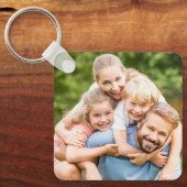 Maak Je Eigen Foto Aangepaste Foto DIY Sleutelhanger (Voorkant)