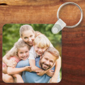 Maak Je Eigen Foto Aangepaste Foto DIY Sleutelhanger (Achterkant)