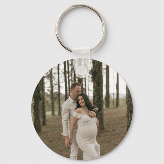 Maak Je Eigen Foto Aangepaste Foto DIY Sleutelhanger (Voorkant)