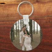 Maak Je Eigen Foto Aangepaste Foto DIY Sleutelhanger (Voorkant)