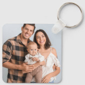 Maak Je Eigen Foto Aangepaste Foto DIY Sleutelhanger (Achterkant)