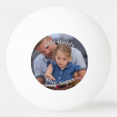 Maak Je Eigen Foto Aangepaste Foto DIY Tekst Pingpongbal (Achterkant)
