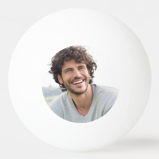 Maak je Eigen Foto Aangepaste Foto Pingpongbal (Voorkant)