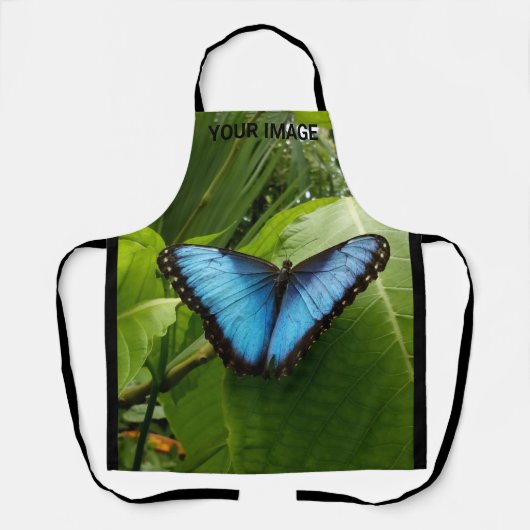 Maak je eigen foto afbeelding keuken koken BBQ Schort (Voorkant)