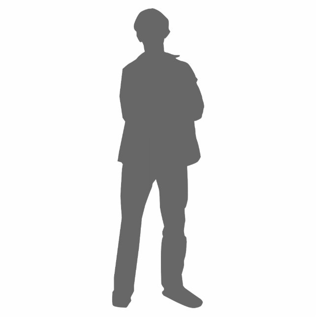 5,1 x 7,6 cm Beeldje (Voorkant)