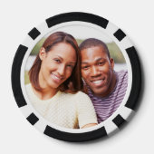 Maak Je Eigen Foto Bruiloft Poker Chips (Achterkant)