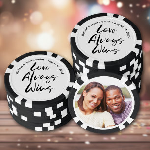 Maak Je Eigen Foto Bruiloft Poker Chips