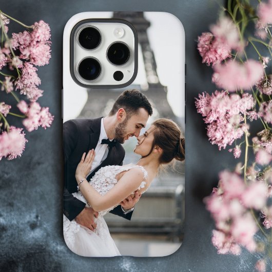 Maak Je Eigen Foto Bruiloft Romantische Liefde Case-Mate iPhone Case